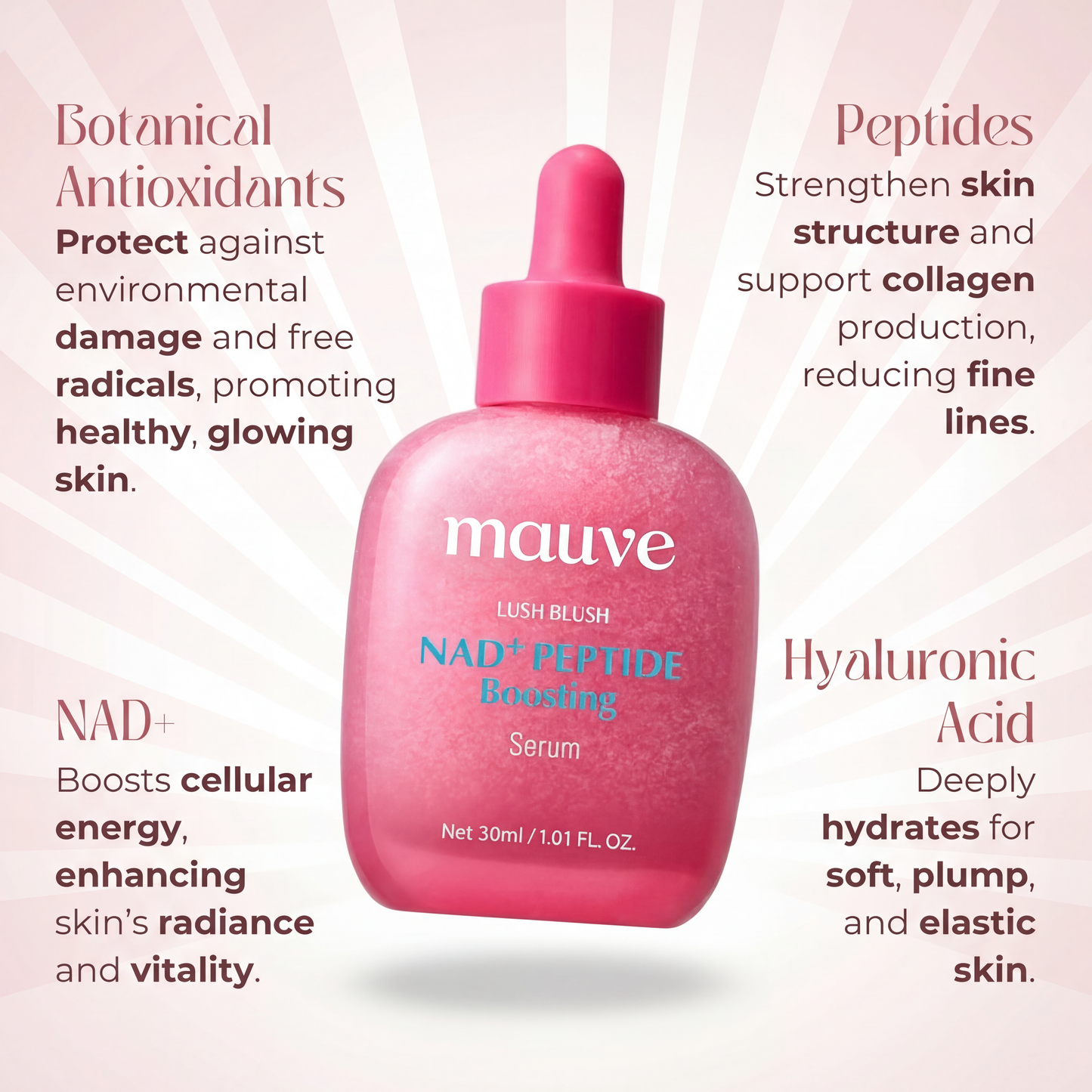BioLift NAD+ Peptide Serum Advanced Anti-Aging Facial Firming Formula VIP